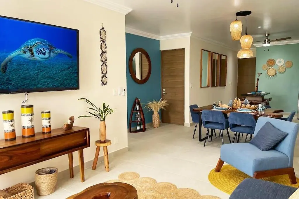 Apartment Nido De Tortuga Akumal With Beach Access And Private Jacuzzi